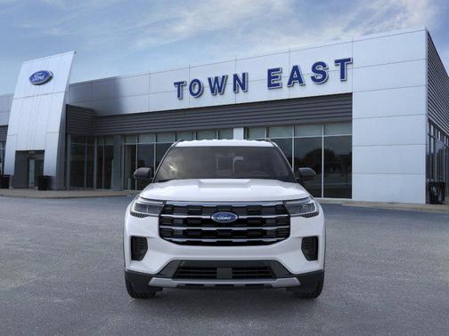 Space White Metallic 2026 Ford Explorer Active