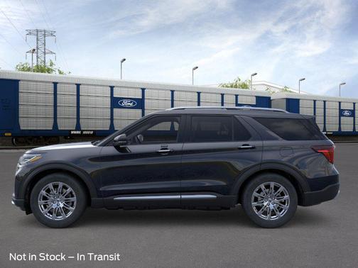 Agate Black Metallic 2026 Ford Explorer Platinum