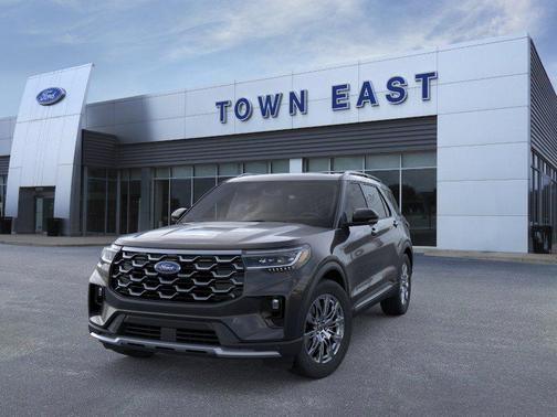Agate Black Metallic 2026 Ford Explorer Platinum