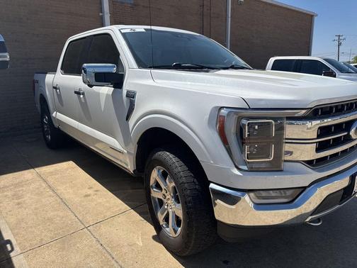 Star White Metallic Tri-Coat 2021 Ford F-150 Lariat