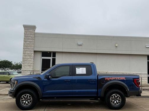 Atlas Blue Metallic 2022 Ford F-150 Raptor