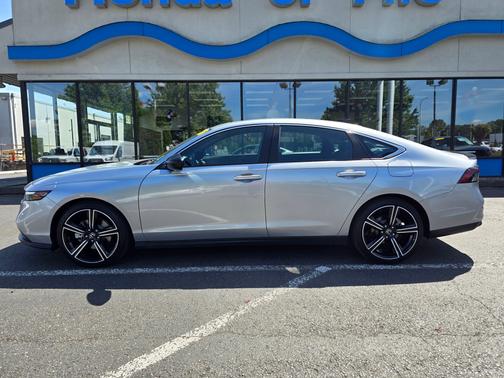 Solar Silver Metallic 2025 Honda Accord Hybrid