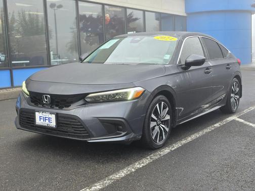 Gray 2024 Honda Civic EX-L