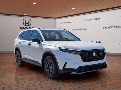 Platinum White Pearl 2026 Honda CR-V Hybrid TrailSport AWD
