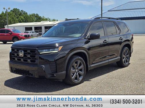 Crystal Black Pearl 2026 Honda Pilot Sport