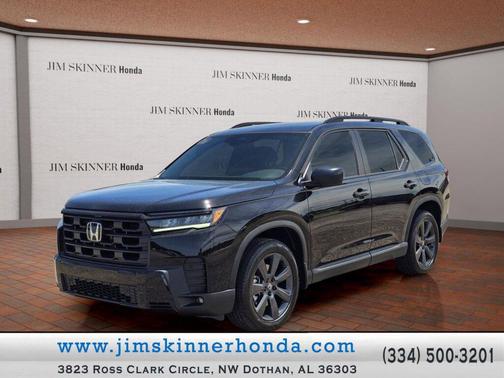 Crystal Black Pearl 2026 Honda Pilot Sport
