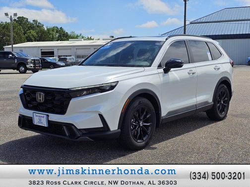Platinum White Pearl 2024 Honda CR-V Hybrid Sport FWD