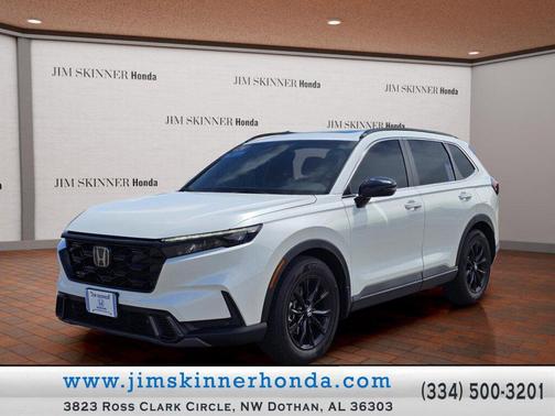 Platinum White Pearl 2024 Honda CR-V Hybrid Sport FWD