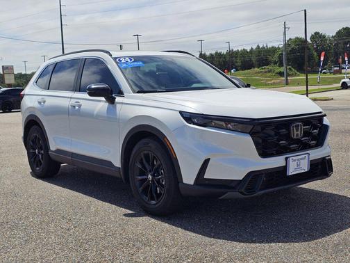 Platinum White Pearl 2024 Honda CR-V Hybrid Sport FWD