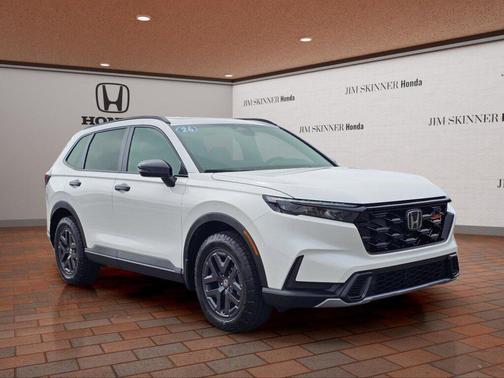 Platinum White Pearl 2026 Honda CR-V Hybrid TrailSport AWD
