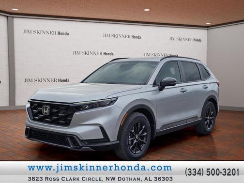 Solar Silver Metallic 2026 Honda CR-V Hybrid Sport-L FWD