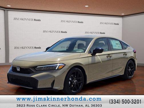Sand Dune Pearl 2026 Honda Civic Hybrid Sport