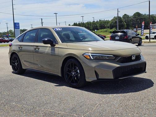 Sand Dune Pearl 2026 Honda Civic Hybrid Sport
