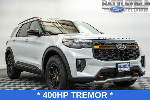 Space White Metallic 2026 Ford Explorer Tremor