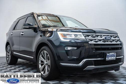 Shadow Black 2018 Ford Explorer Limited