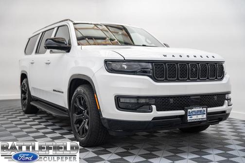 Bright White Clearcoat 2023 Jeep Wagoneer L Series II Carbide 4x4