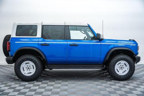 Velocity Blue Metallic 2026 Ford Bronco Heritage Edition