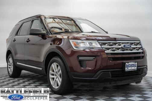 Burgundy 2018 Ford Explorer XLT