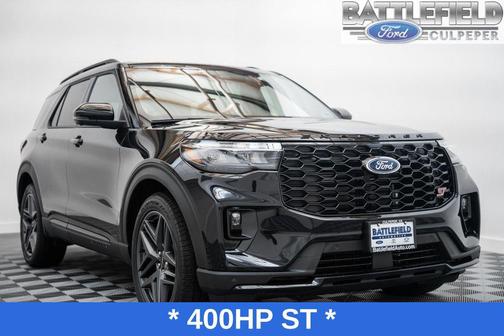 Agate Black Metallic 2026 Ford Explorer ST