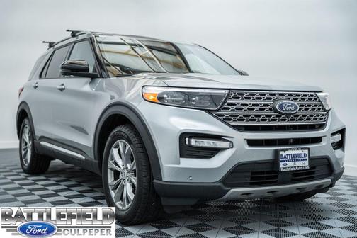Iconic Silver Metallic 2021 Ford Explorer Limited