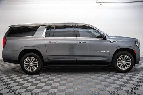 Satin Steel Metallic 2021 GMC Yukon XL SLT