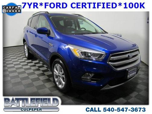 Lightning Blue Metallic 2017 Ford Escape SE