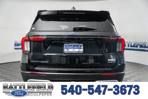 Agate Black Metallic 2026 Ford Explorer Platinum