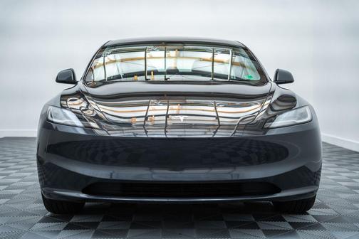 Stealth Grey 2025 Tesla Model 3 Long Range