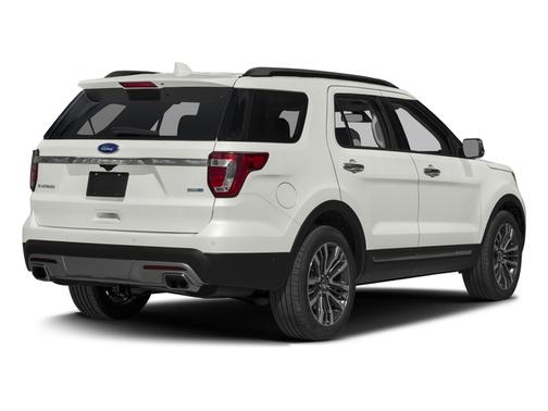 White Platinum Clearcoat Metallic 2017 Ford Explorer Platinum