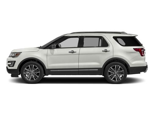 White Platinum Clearcoat Metallic 2017 Ford Explorer Platinum