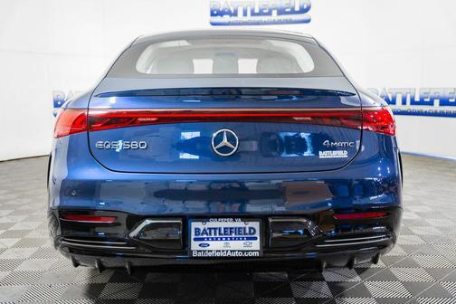 Blue 2022 Mercedes-Benz EQS 580 4MATIC