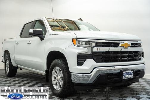 Summit White 2022 Chevrolet Silverado 1500 LT