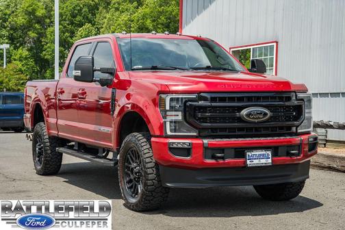 Rapid Red Metallic Tinted Clearcoat 2022 Ford F-250 Lariat