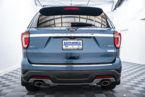 Blue Metallic 2018 Ford Explorer XLT