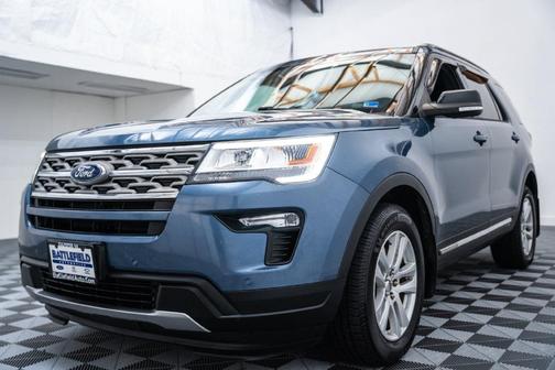 Blue Metallic 2018 Ford Explorer XLT