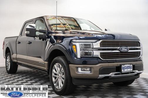 Antimatter Blue Metallic 2025 Ford F-150 King Ranch