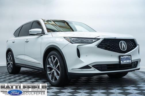 Platinum White Pearl 2022 Acura MDX Technology Package