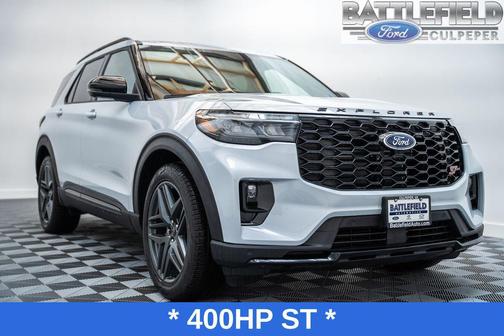 Space White Metallic 2026 Ford Explorer ST