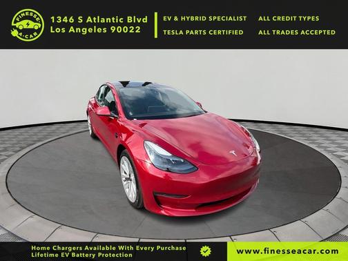 Red Multi-Coat 2022 Tesla Model 3 Standard Range