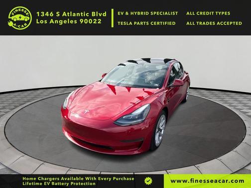 Red Multi-Coat 2022 Tesla Model 3 Standard Range