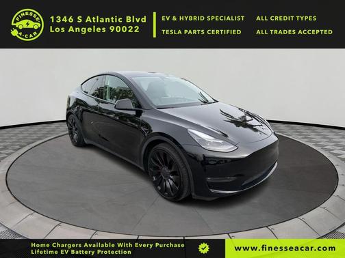 Solid Black 2022 Tesla Model Y Performance Dual Motor All-Wheel Drive