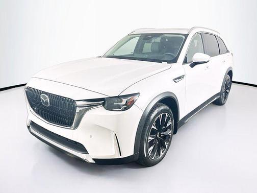 Rhodium White Premium 2024 Mazda CX-90 PHEV Premium