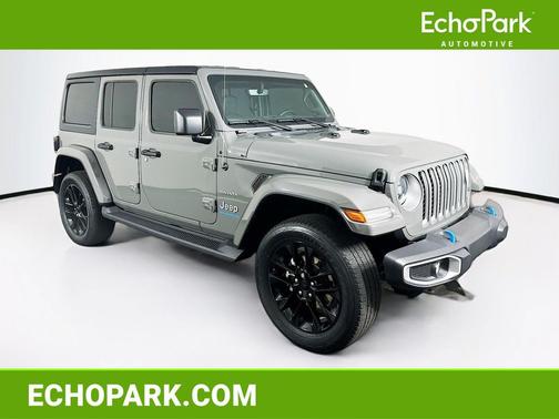 Sting-Gray Clearcoat 2023 Jeep Wrangler 4xe Sahara