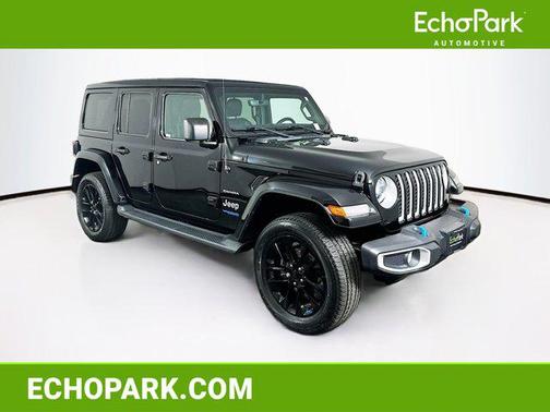 Black Clearcoat 2022 Jeep Wrangler Unlimited 4xe Sahara