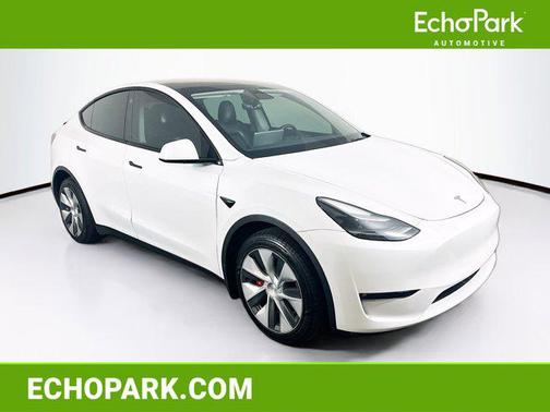 Pearl White Multi-Coat 2023 Tesla Model Y Long Range Dual Motor All-Wheel Drive