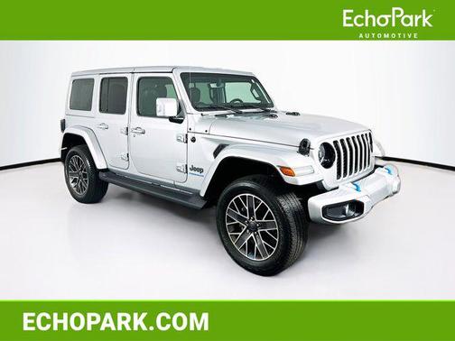 Silver Zynith Clearcoat 2023 Jeep Wrangler 4xe Sahara High Altitude