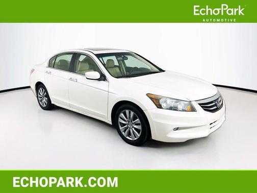 White 2011 Honda Accord EX-L