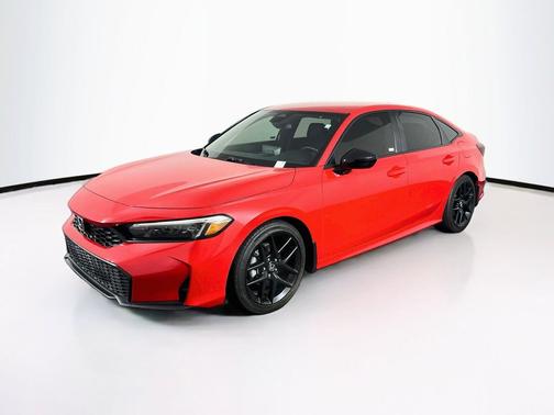 Red 2025 Honda Civic Sport
