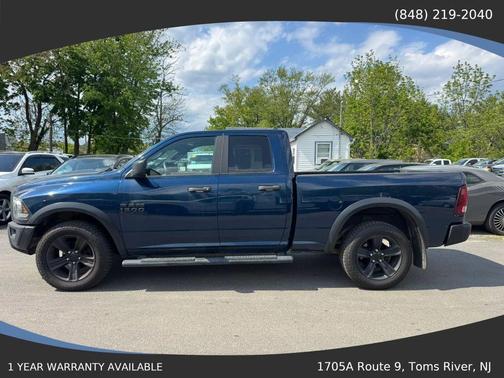 Patriot Blue Pearlcoat 2021 RAM 1500 Classic Warlock Quad Cab 4x4 6'4' Box