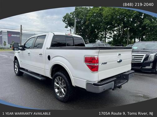 White 2014 Ford F-150 Lariat